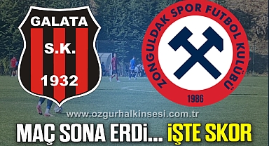 MAÇ SONA ERDİ! İŞTE SKOR...