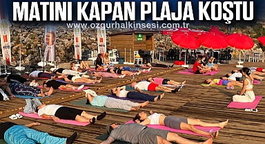Matını Kapan Plaja Koştu