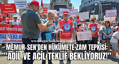MEMUR-SEN'DEN HÜKÜMETE ZAM TEPKİSİ: