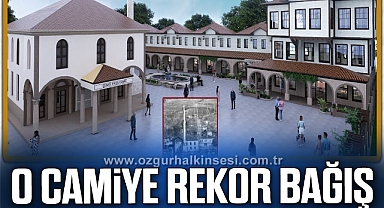 O camiye rekor bağış