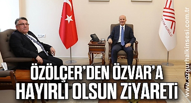 Özölçer’den Özvar’a Hayırlı Olsun Ziyareti