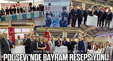 Polisevi'nde Bayram Resepsiyonu