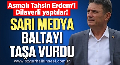 SARI MEDYA BALTAYI TAŞA VURDU