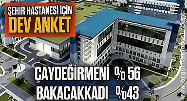 Şehir Hastanesi için dev anket