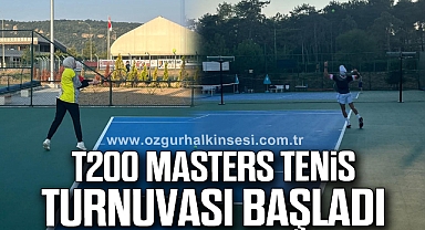 T200 Masters Tenis Turnuvası Başladı