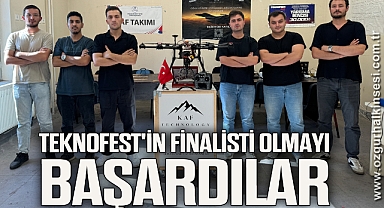 TEKNOFEST'in finalisti olmayı başardılar