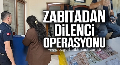 Zabıtadan Dilenci Operasyonu