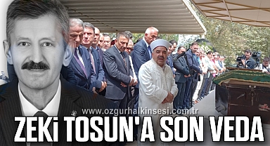 Zeki Tosun'a Son Veda