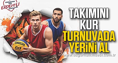 Zonguldak’ta 3x3 Sokak Basketbolu Turnuvası Heyecanı Başlıyor