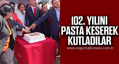 102. YILINI PASTA KESEREK KUTLADILAR