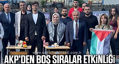 AKP'DEN BOŞ SIRALAR ETKİNLİĞİ