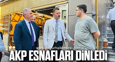 AKP ESNAFLARI DİNLEDİ