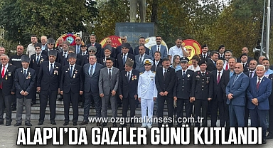  Alaplı’da Gaziler Günü kutlandı