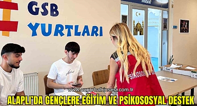 Alaplı’da gençlere eğitim ve psikososyal destek
