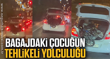 BAGAJDAKİ ÇOCUĞUN TEHLİKELİ YOLCULUĞU 
