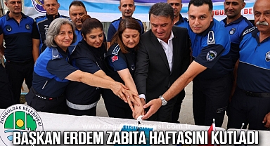 BAŞKAN ERDEM ZABITA HAFTASINI KUTLADI 