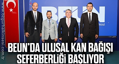BEUN’da ulusal kan bağışı seferberliği başlıyor