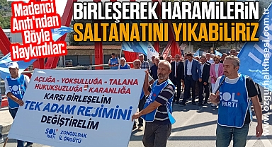 BİRLEŞEREK HARAMİLERİN SALTANATINI YIKABİLİRİZ