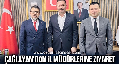 Çağlayan'dan İl Müdürlerine Ziyaret