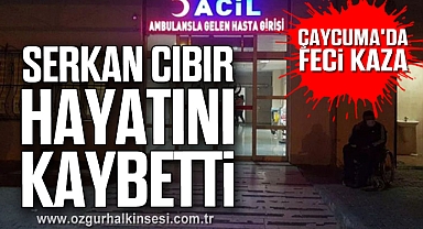 Çaycuma'da feci kaza: Serkan Cıbır hayatını kaybetti