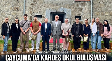 Çaycuma'da Kardeş Okul Buluşması