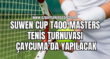 Çaycuma, Suwen Cup T400 Masters Tenis Turnuvasına ev sahipliği yapacak