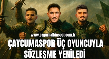 Çaycumaspor Üç Oyuncuyla Sözleşme Yeniledi