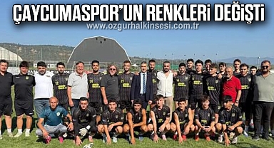 ÇAYCUMASPOR'UN RENKLERİ DEĞİŞTİ