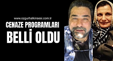 CENAZE PROGRAMLARI BELLİ OLDU