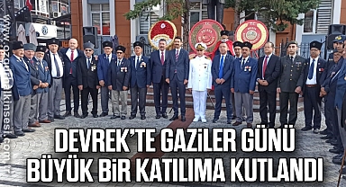 Devrek’te Gaziler Günü büyük bir katılıma kutlandı