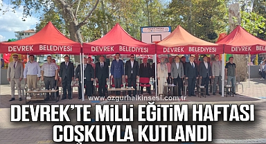 Devrek’te Milli Eğitim Haftası Coşkuyla Kutlandı