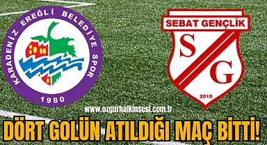 DÖRT GOLÜN ATILDIĞI MAÇ BİTTİ