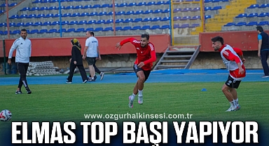 ELMAS TOP BAŞI YAPIYOR