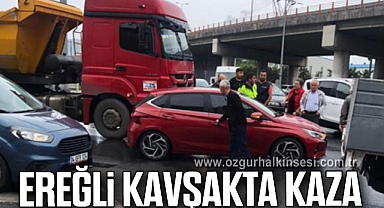 EREĞLİ KAVŞAKTA KAZA