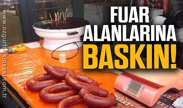 FUAR ALANLARINA BASKIN!