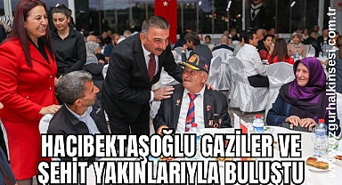 Hacıbektaşoğlu Gaziler ve Şehit Yakınlarıyla Buluştu