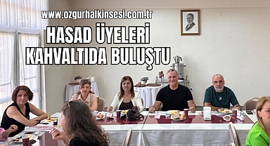 HASAD KAHVALTIDA BULUŞTU