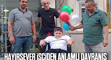 Hayırsever İşçiden Anlamlı Davranış