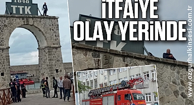 İTFAİYE OLAY YERİNDE