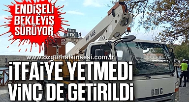 İtfaiye Yetmedi, Vinç De Getirildi