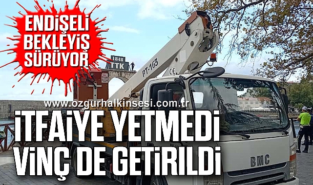 İtfaiye Yetmedi, Vinç De Getirildi
