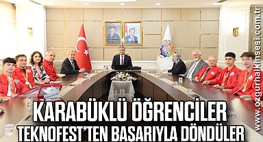 Karabüklü öğrenciler TEKNOFEST’ten başarıyla döndüler