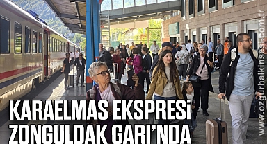 KARAELMAS EKSPRESİ ZONGULDAK GARI’NDA