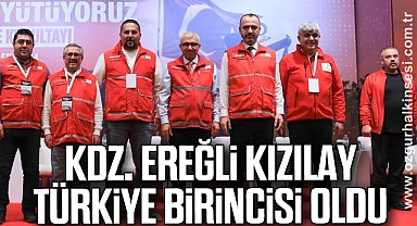 Kdz. Ereğli Kızılay Türkiye birincisi oldu