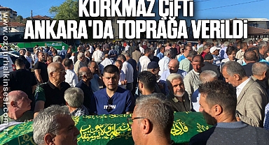 Korkmaz Çifti Ankara'da toprağa verildi