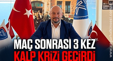 Maç Sonrası 3 Kez Kalp Krizi Geçirdi