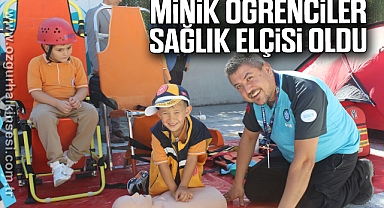 MİNİK ÖĞRENCİLER SAĞLIK ELÇİSİ OLDU