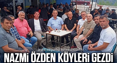 NAZMİ ÖZDEN KÖYLERİ GEZDİ