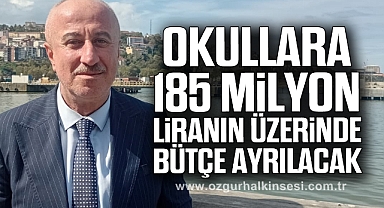 Okullara 185 Milyon Liranın Üzerinde Bütçe Ayrılacak