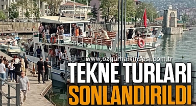 TEKNE TURLARI SONLANDIRILDI